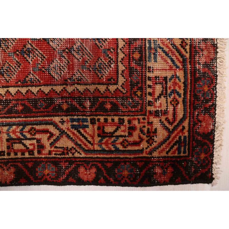 ECARPETGALLERY Hand-knotted Andelz Red Wool Rug - 3'10 x 6'4