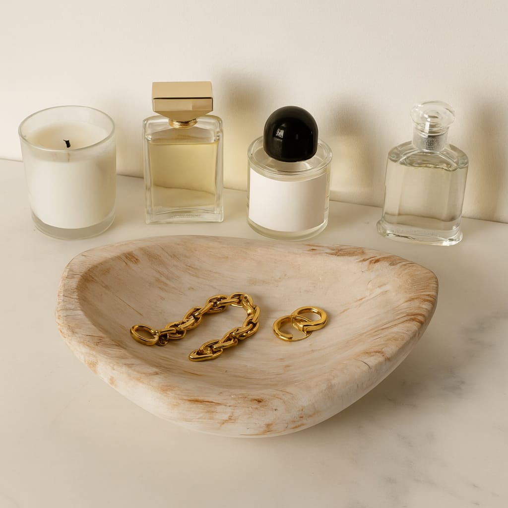 Petrifiend Oval Decorative Bowl - Modern Bowl with Distinctive Shape