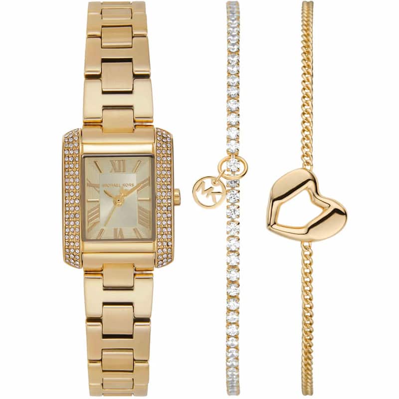 Michael Kors Women's Emery Set Gold Dial Watch - MK7510SET - 6 (36)