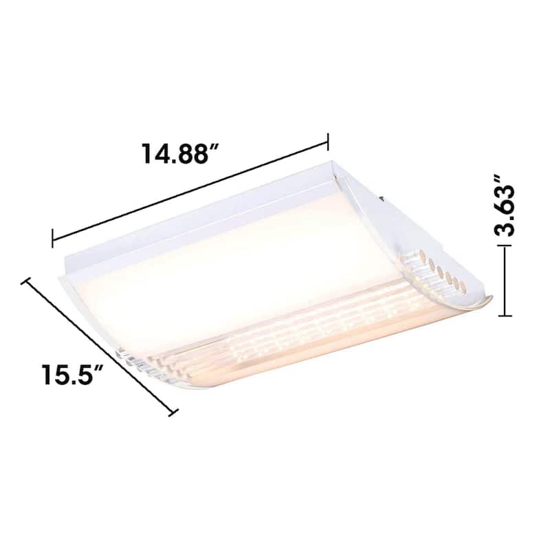 Eglo Grado Satin LED Flush Mount with Satin Glass