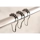 preview thumbnail 17 of 17, Edenscape Roller Ball Shower Curtain Rings (12 pcs/set)