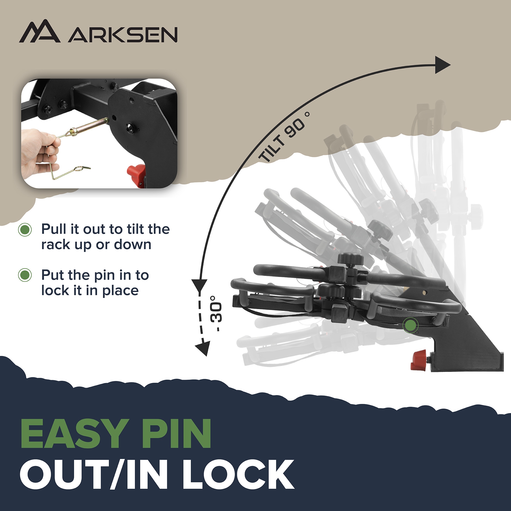 Arksen bike rack 2025
