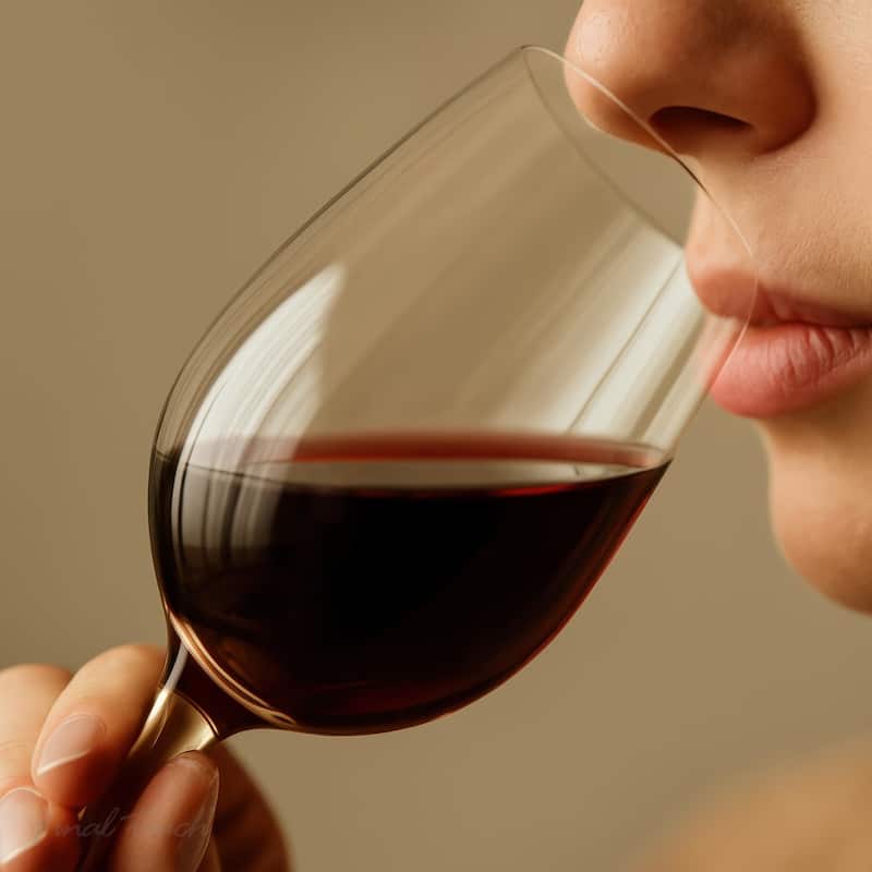 Final Touch Set of 6ISO Wine Tasting Crystal Glasses - 7.27 Oz