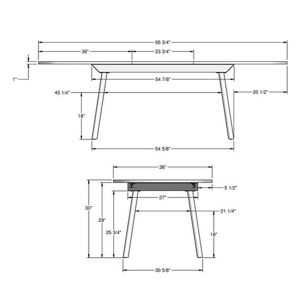 Amisco Gibson Extendable Dining Table - Bed Bath & Beyond - 27600228