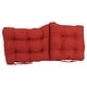preview thumbnail 33 of 39, Multi-section Tufted Indoor Microsuede Seat/Back Chair Cushion (Multiple Sizes)