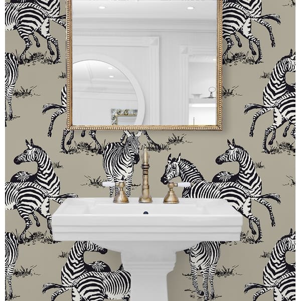 zebra wallpaper peel and stick