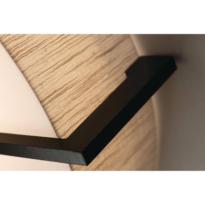 AFX APF3044MBES Apex 4 Light 34" Wide Flush Mount Drum Ceiling Fixture