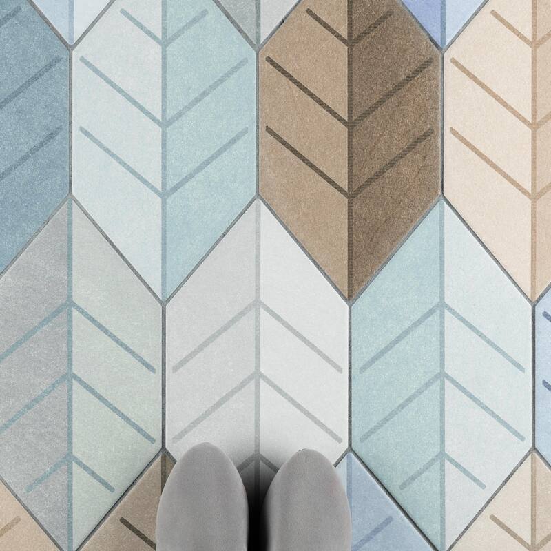 Merola Tile Foresta Kayak Mix 6-1/2" x 12-1/2" Porcelain Floor and Wall Tile