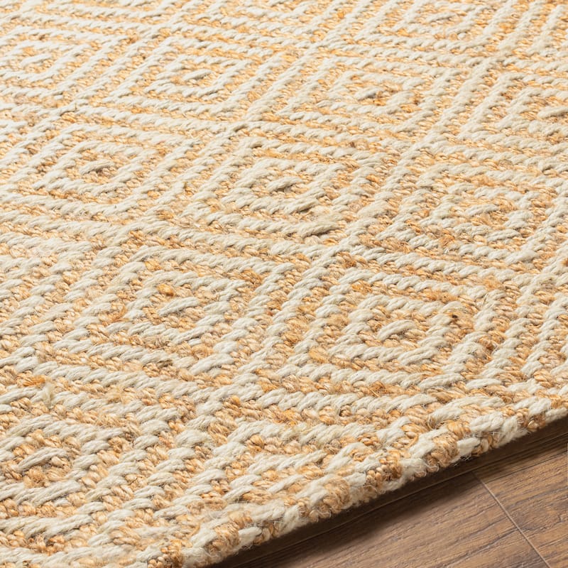 Livabliss Ahnya Bohemian Handmade Jute Area Rug