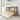 Mid-Century Modern L-Shaped Twin Over Queen Bunk Bed with End Ladder
