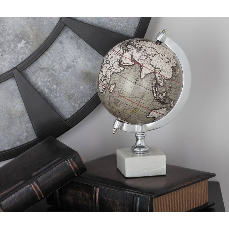 White Marble Globe
