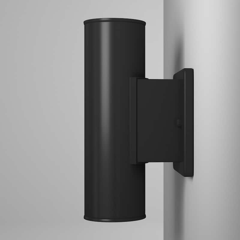 Eglo Riga 2-light Matte Black Wall Sconce