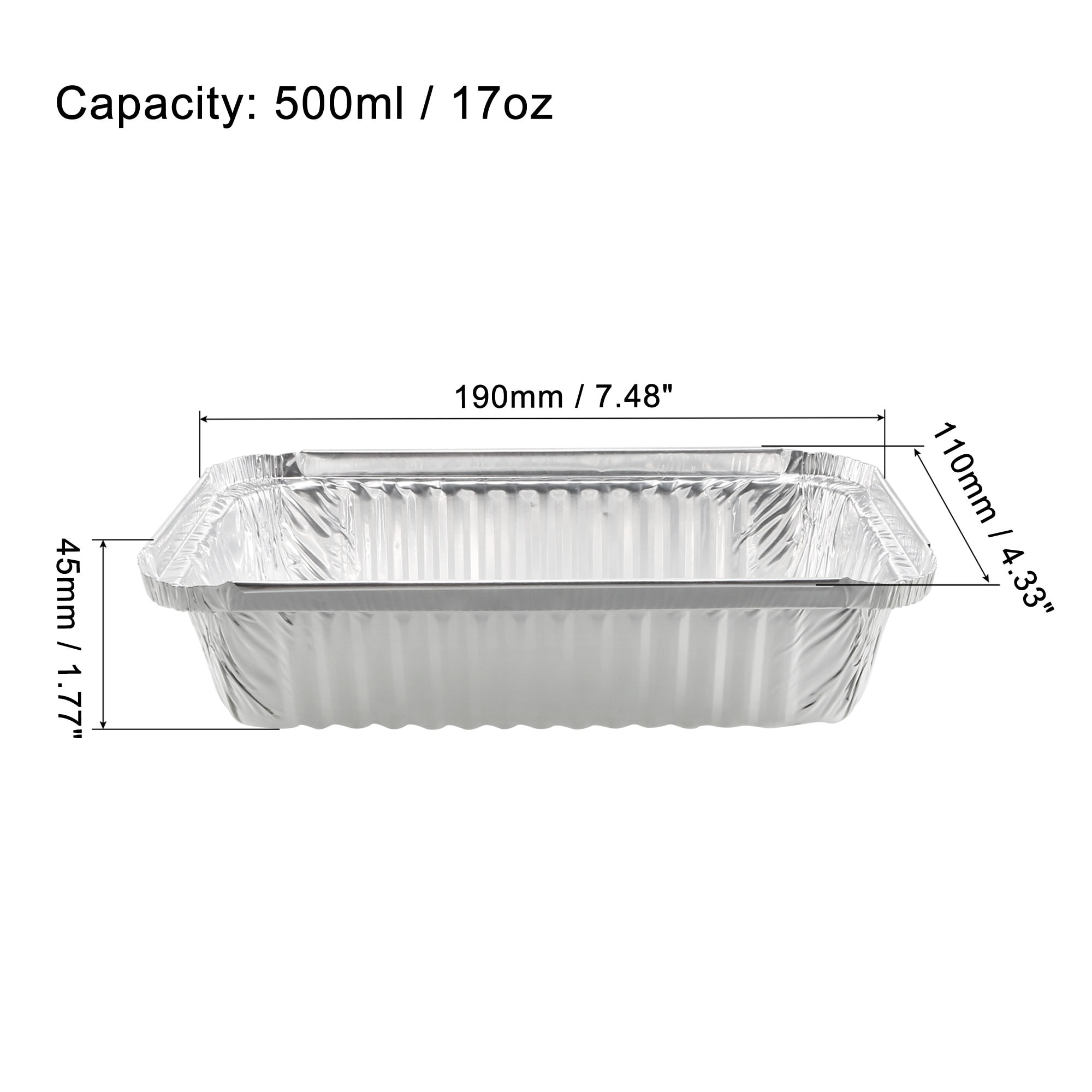 8.3x5.7 Aluminum Foil Pans, Disposable Trays Containers for Roasting - On  Sale - Bed Bath & Beyond - 36190287