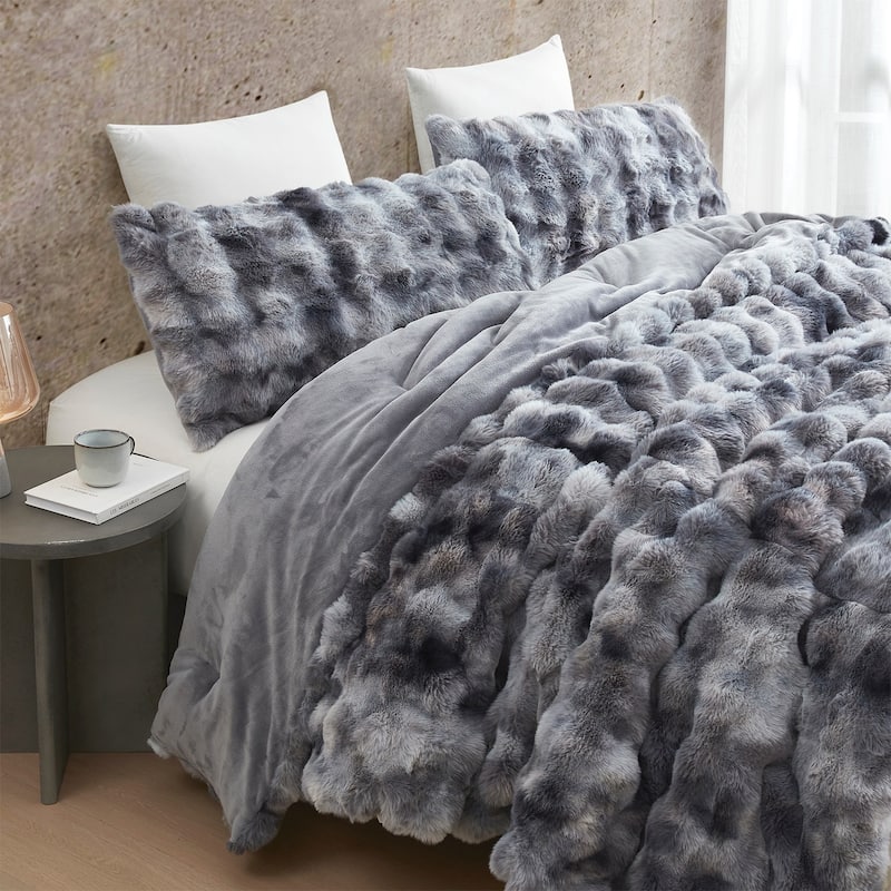 Beary Soft - Coma Inducer® Oversized Comforter Set - Glacier Black Bear