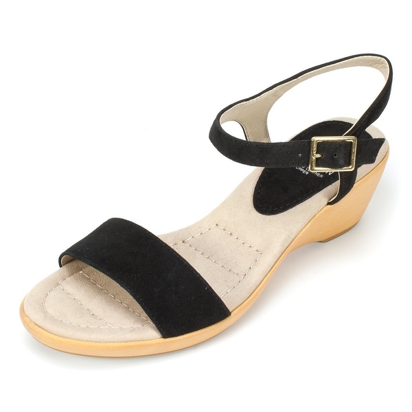 White Mountain Womens CORKY Leather Open Toe Casual Ankle Strap Red Size 75 o White Mountain Womens CORKY Leather Open Toe Casual Ankle Strap Red Size 75 o