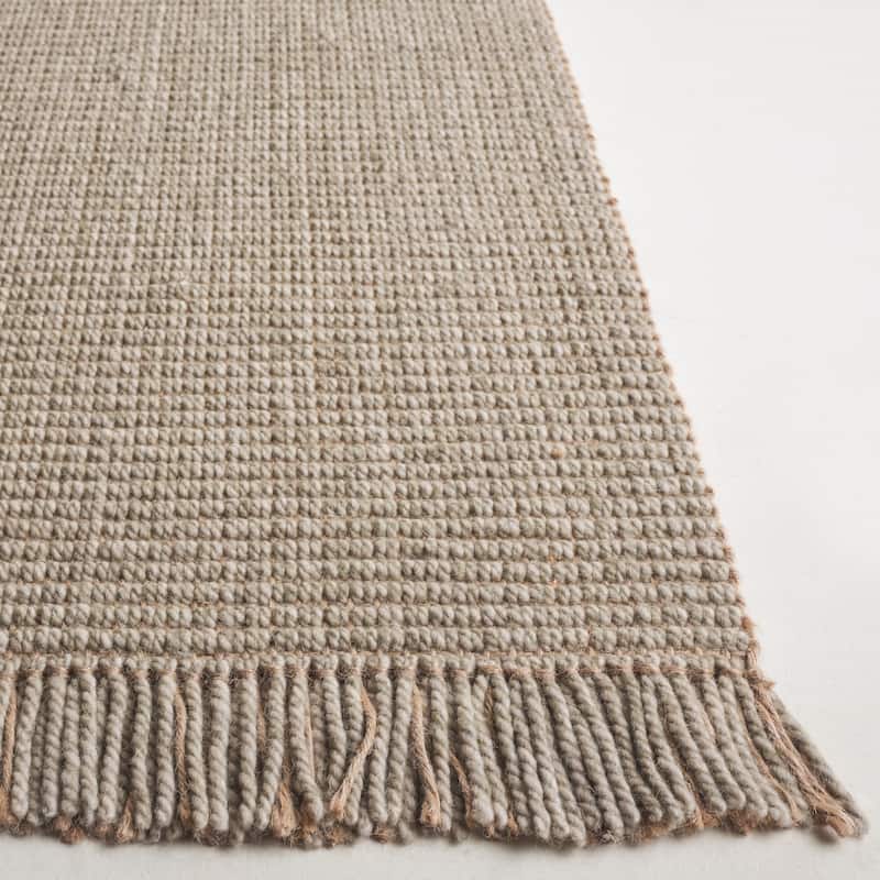 SAFAVIEH Flatweave Natural Wanja Fiber Farmhouse Wool & Jute Rug
