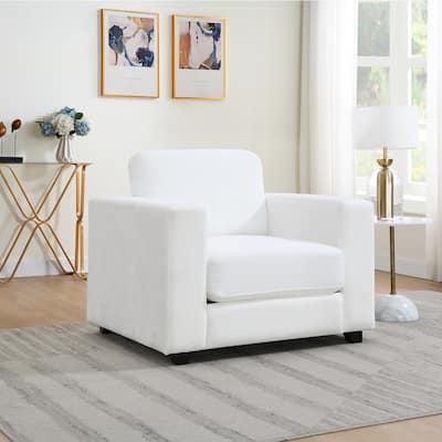 Oversized Accent Chair with Widen Arms, Washable Covers, Comfy Upholstered Large Chair Armchair Sofa Chair Reading Chair