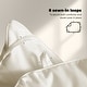 preview thumbnail 43 of 82, All Season Lightweight & Medium Weight White Goose Feather Down Comforter Duvet Insert