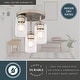 preview thumbnail 5 of 9, Park Ridge 3-Light Semi Flush Mount Lighting Fixture, Clear Cylinder Glass Shade Low Ceilings, Hallway, Kitchen
