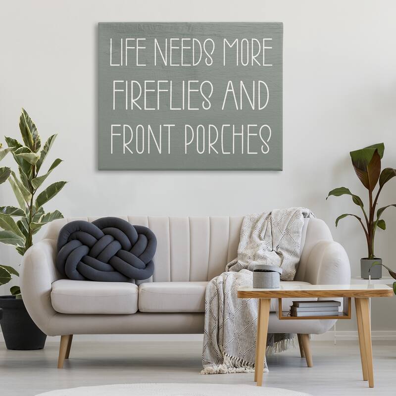 Stupell Fireflies & Front Porches Canvas Wall Art Design By Lil' Rue