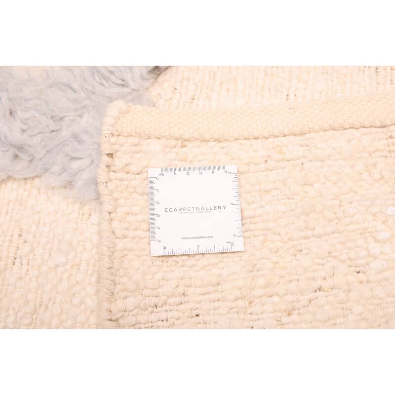 ECARPETGALLERY Hand-knotted Looma Cream Wool Rug - 8'2 x 10'3