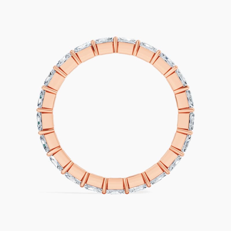 Auriya 14k Gold Radiant East-West Lab Grown Diamond Eternity Band 2.10 - 8.25 ct. tw. (F-G, VS)