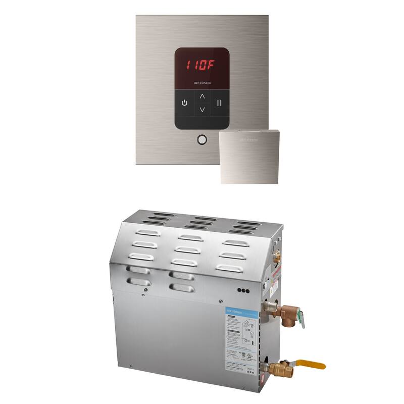 Mr Steam R05C10BB0000 MS 5 kW (5000 W) Steam Shower Generator Package - Brushed Nickel