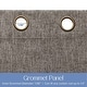 preview thumbnail 17 of 90, Linen Texture 100% Blackout Grommet Curtain Pair(2 panels)