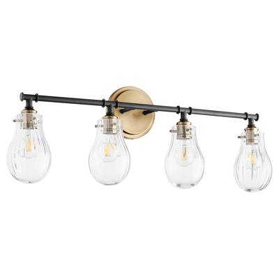 Quorum International 511-4 Fort Worth 4 Light 33" Wide Vanity Light