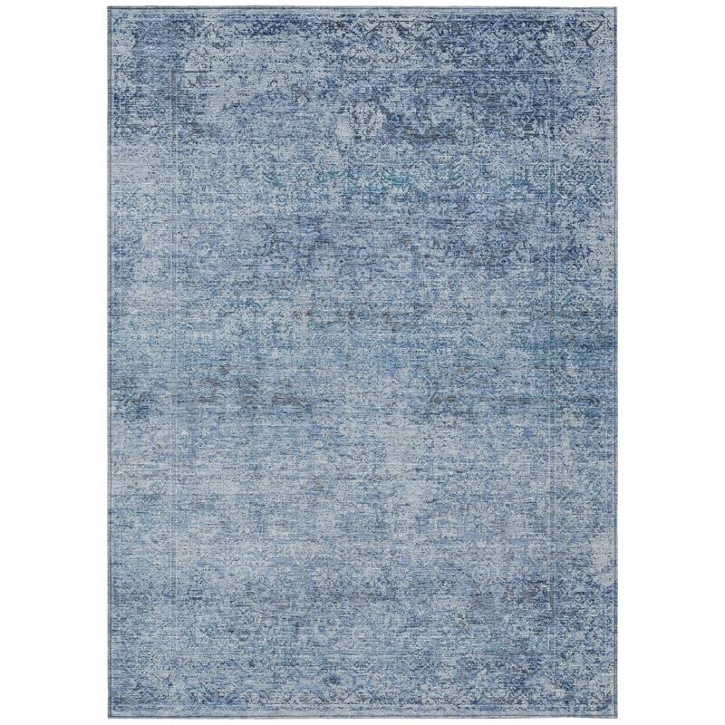 HomeRoots Abstract Traditional Rectangle Outdoor Rug