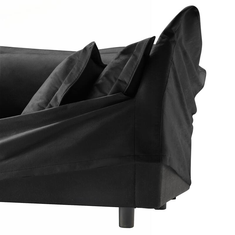 Comfortable Detachable-Covered 2-Seat Sofa for Small Spaces, Stylish and Versatile