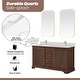 preview thumbnail 104 of 130, Tokyo Bath Vanity with Quartz Stone Top without Mirror
