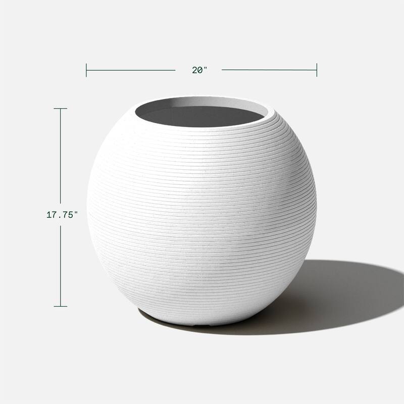 Veradek Strata Series Sphere 18'' Planter