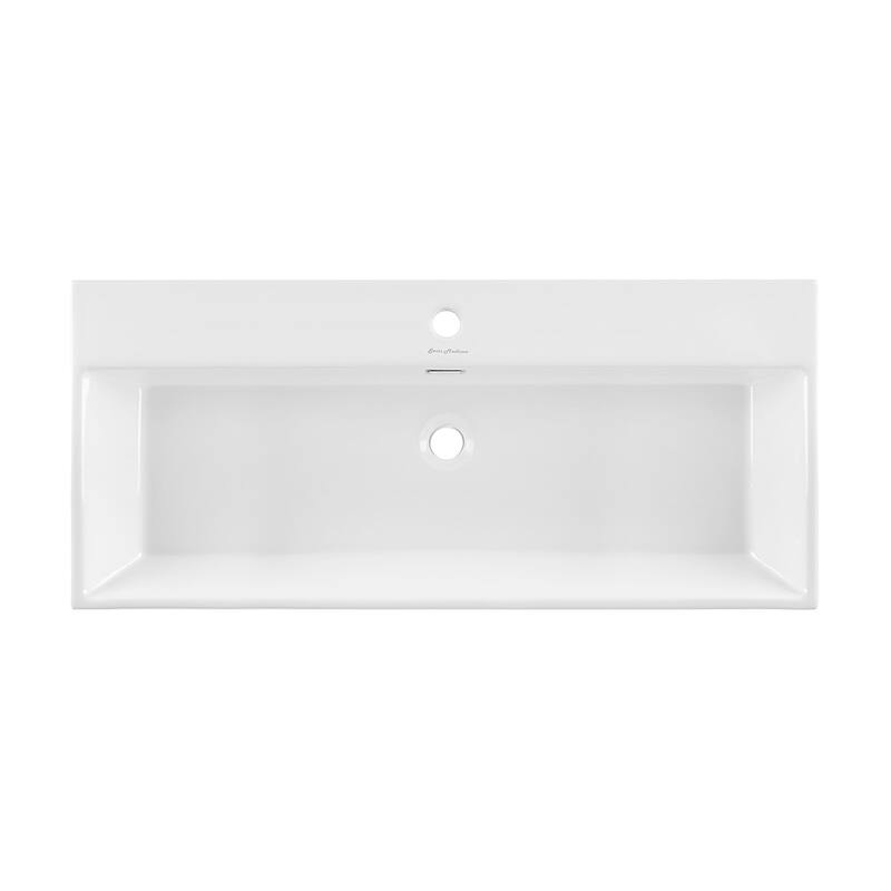 Claire 40” Rectangle Wall-Mount Bathroom Sink
