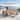 7-Piece Premium Eucalyptus Wood Outdoor Dining Furniture Set with Curved Leg Table & Umbrella Hole