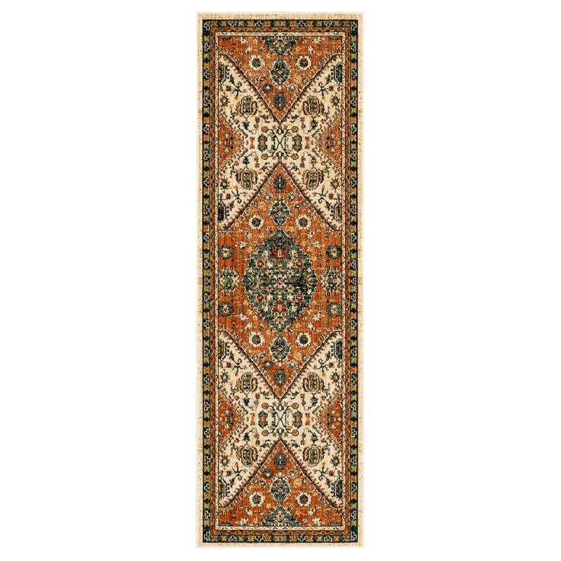 Mohawk Home Dunlop Traditional Medallion Area Rug