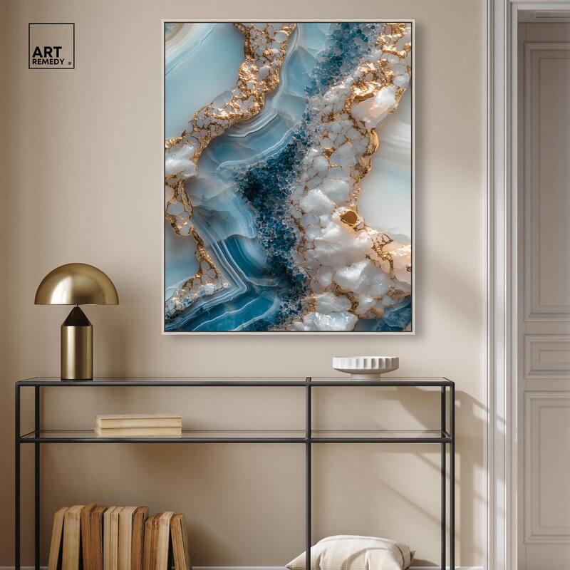 Lapis River Canvas by Art Remedy