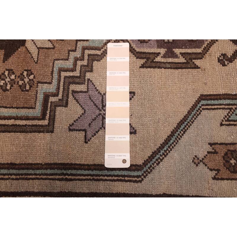 ECARPETGALLERY Hand-knotted Antalya Vintage Beige Wool Rug - 2'11 x 4'9