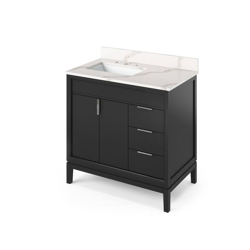 Jeffrey Alexander VKITTHE36R-QUARTZ Theodora II 36" Free Standing