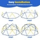 preview thumbnail 11 of 18, 10FT Geometric Climbing Dome Climber Playground for Kids 3-10, Climbing Toys for Kids - N/A