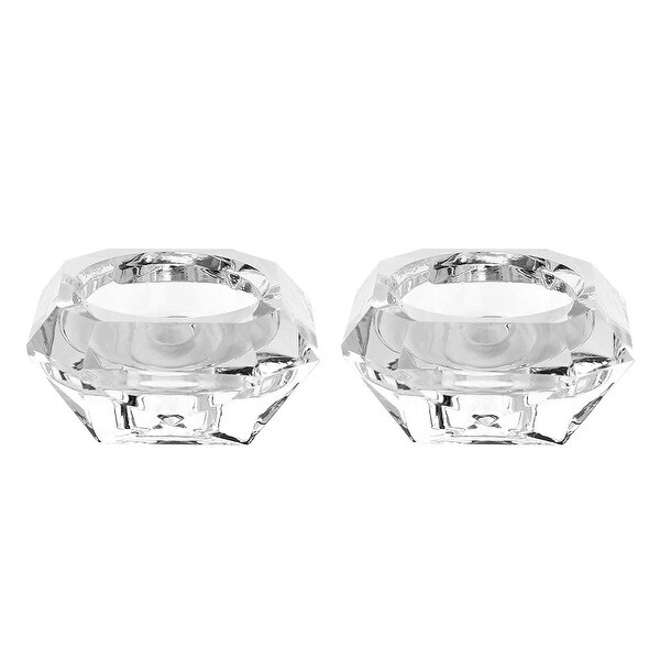 Crystal Tea Light Holder 1.5"H X 2.5"