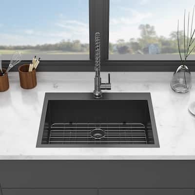Drop In Topmount 16 Gauge Stainless Steel Kitchen Sink