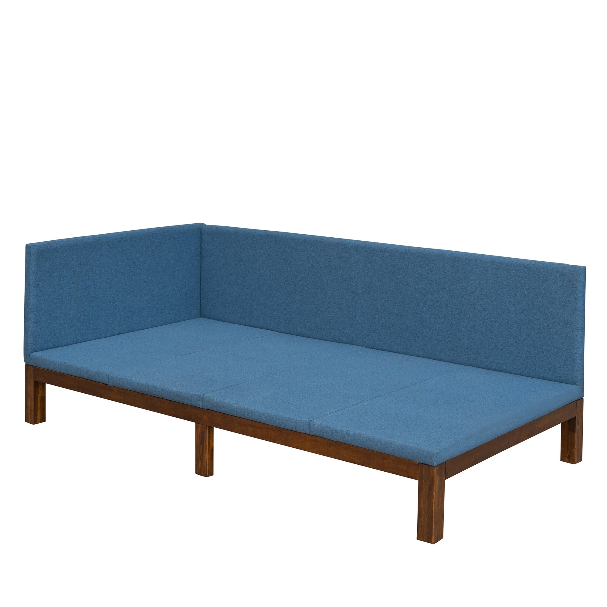 Upholstered Daybed Sofa Bed Frame Twin Size Linen one arm sleeper sofa