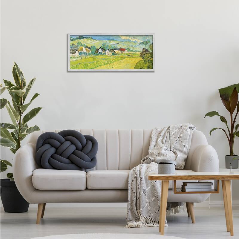 Stupell Classic Vast Countryside Framed Giclee Art Design By Vincent Van Gogh