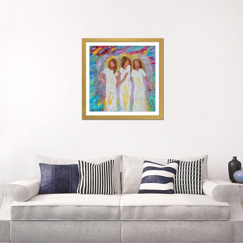 iCanvas "Angel Friends" by Karen Tarlton