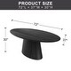 Eileen Oval Dining Table - 72"x37" - Bed Bath & Beyond - 42294766