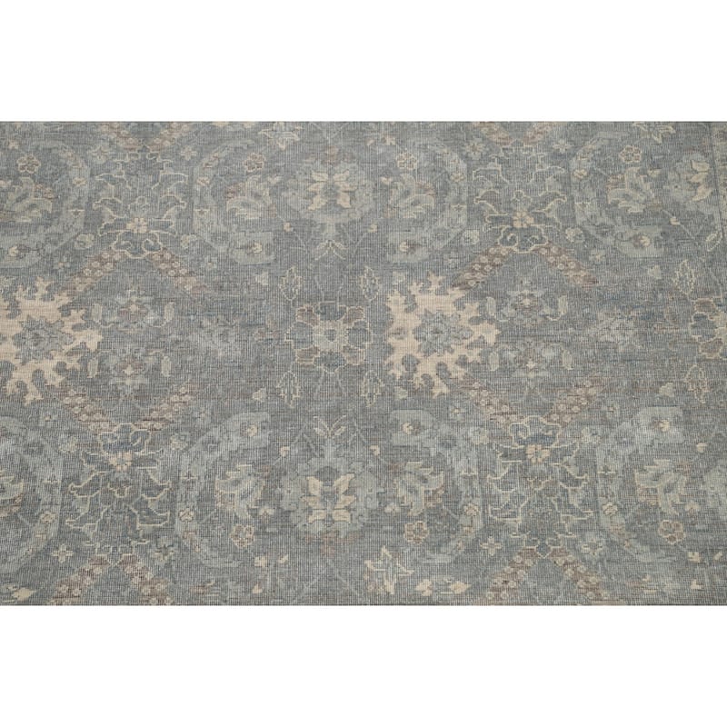 Geometric Ziegler Turkish Wool Area Rug Traditional Dining Room Carpet - 6'7" x 9'10"
