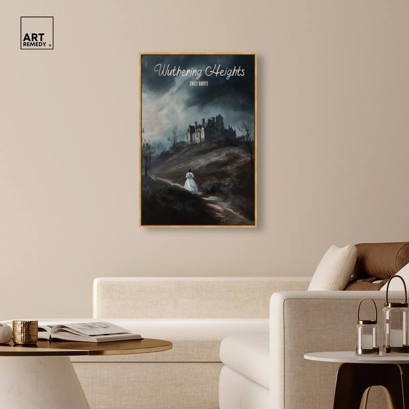 Wuthering Heights Cover Canvas by Art Remedy