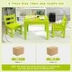 preview thumbnail 39 of 38, Costway 3PCS Kids Table & 2 Chairs Set Outdoor Heavy-Duty All-Weather - See Details