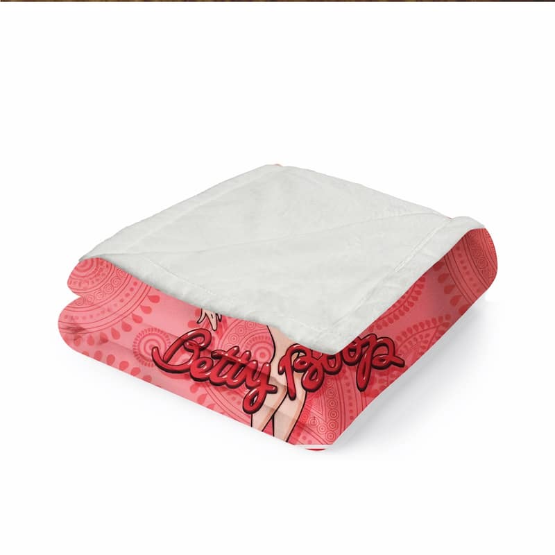 Betty Boop Super Soft Fleece Plush Throw Blanket for Couch Bed Sofa